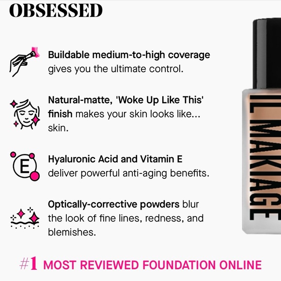 IL MAKIAGE
WOKE UP LIKE THIS Flawless Base Foundation-  #35 - Picture 4 of 16